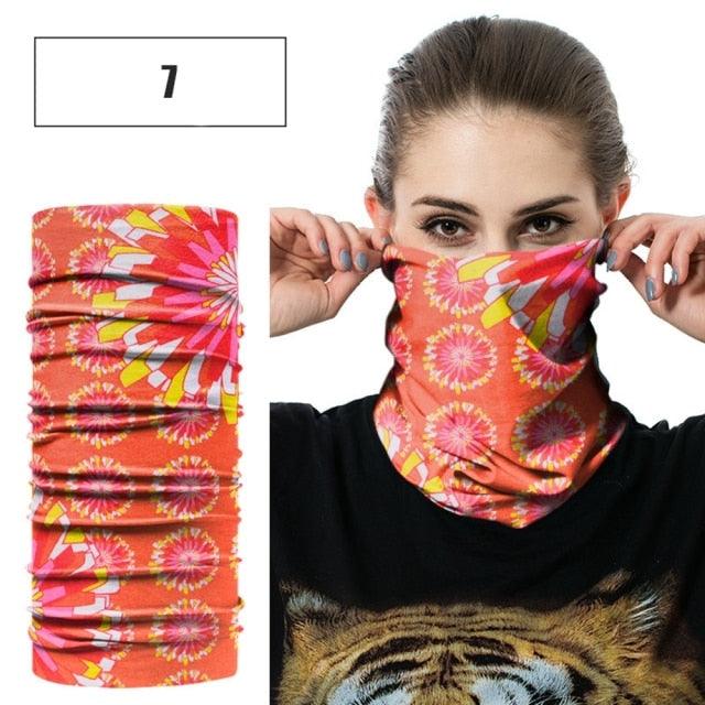 1PC Fashion Men Women Head Face Neck Sunshade Collar Gaiter Tube Bandana Scarf Sports Headwear Scarf Dustproof Outdoor Fishing Face Mask Reusable Washable Cloth Bandanas Women Men Neck Gaiter Cover Turban Multipurpose Balaclava