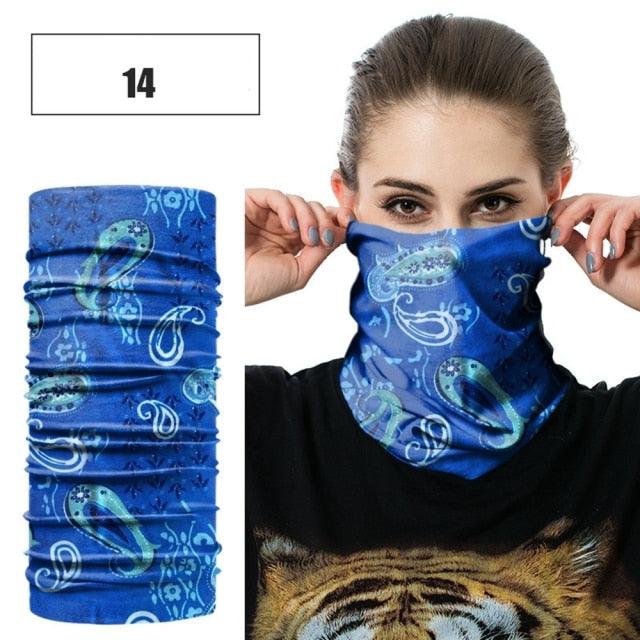 1PC Fashion Men Women Head Face Neck Sunshade Collar Gaiter Tube Bandana Scarf Sports Headwear Scarf Dustproof Outdoor Fishing Face Mask Reusable Washable Cloth Bandanas Women Men Neck Gaiter Cover Turban Multipurpose Balaclava