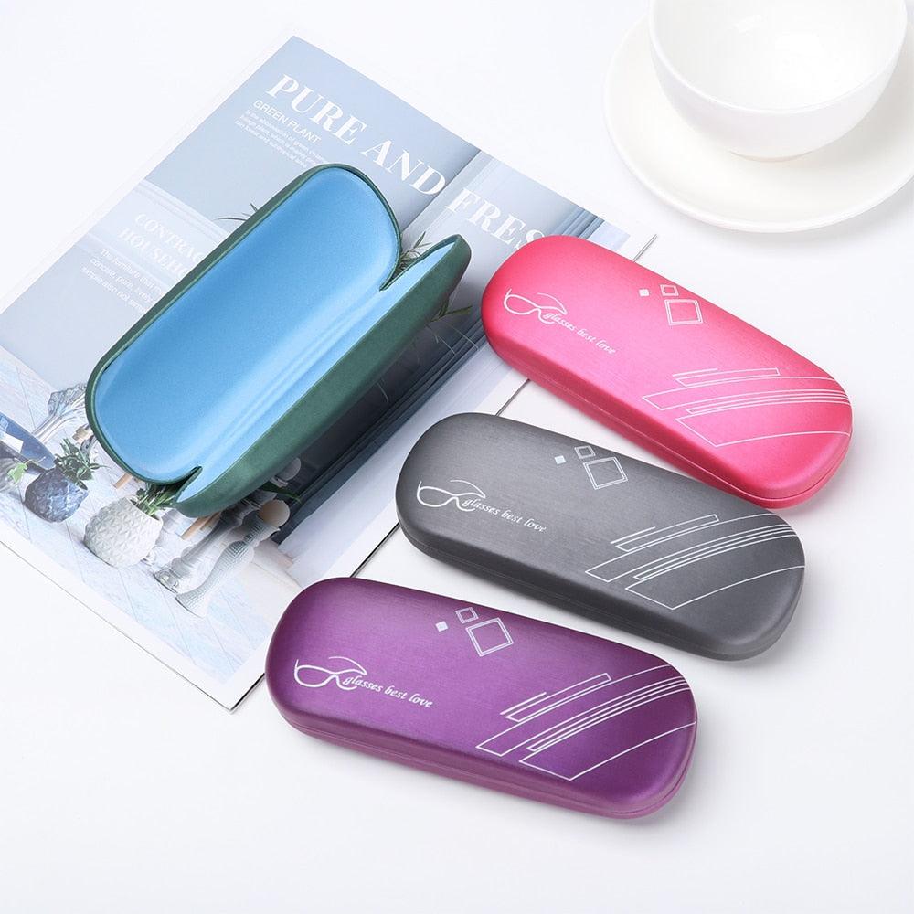 1PC Hard Frame Eyewear Cases Sunglasses Reading Glasses Carry Bag Travel Waterproof Pouch Case Eye Contacts Case Hard Shell Glasses Case Portable Hard Eyeglasses Case Pocket Size Sunglasses