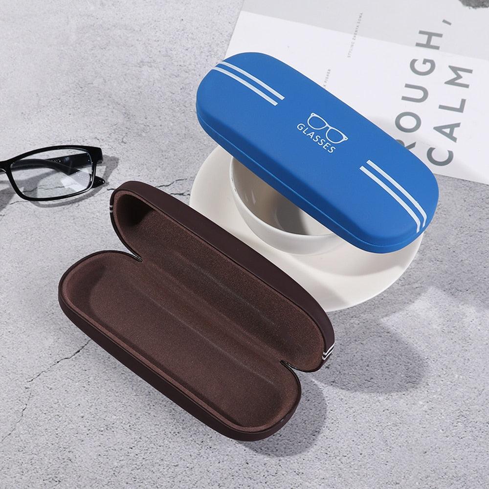 1PC Hard Frame Eyewear Cases Sunglasses Reading Glasses Carry Bag Travel Waterproof Pouch Case Eye Contacts Case Hard Shell Glasses Case Portable Hard Eyeglasses Case Pocket Size Sunglasses