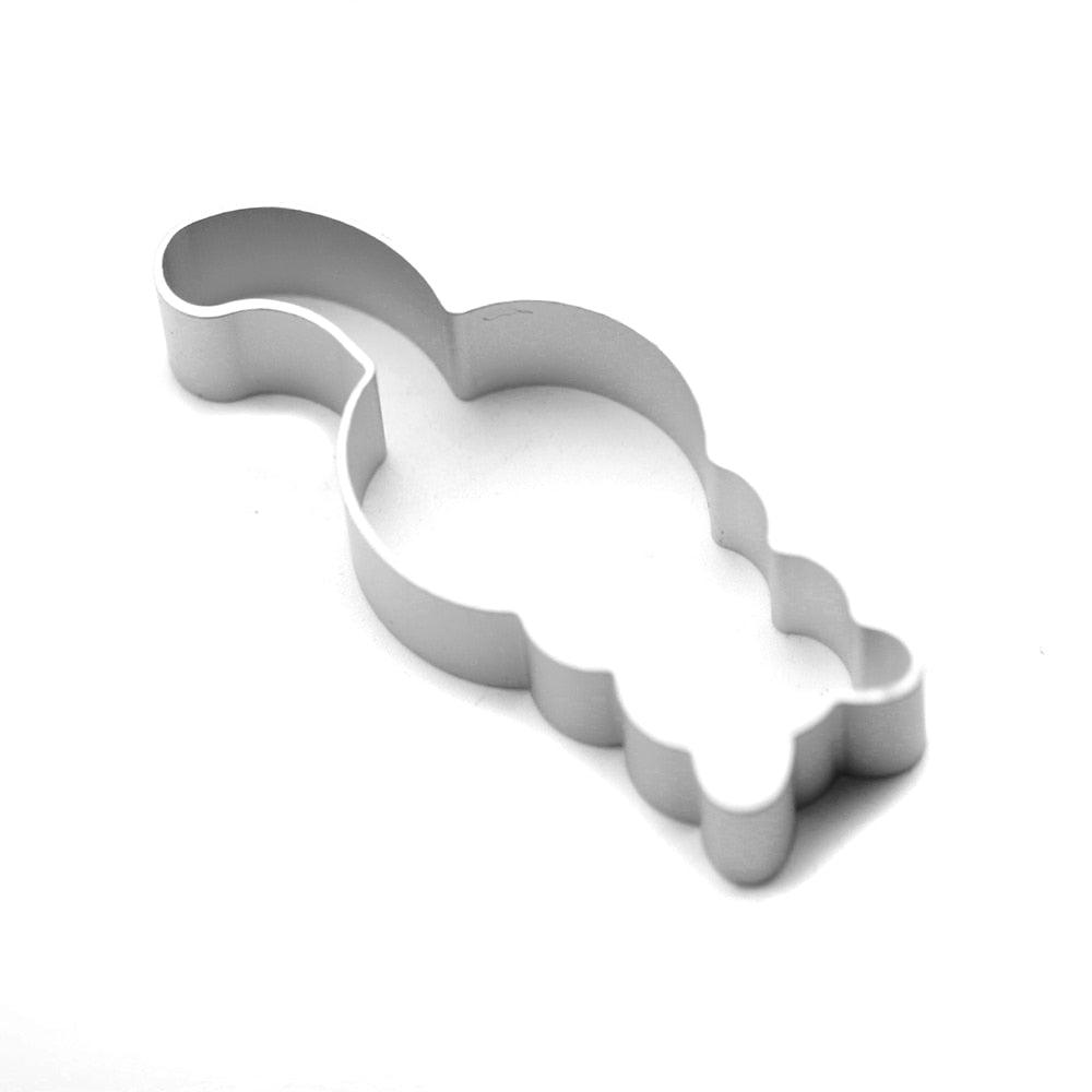 1PC Kitchen Cookie Cutter Cat Shaped Aluminium Mold Sugarcraft Cake Cookies Pastry Baking Cutter Mould Cake Decorating Tools Cute Cat Cookie Cutter Mold Cookie Stamp Perfect For Baking Treats Cookies And Crafts