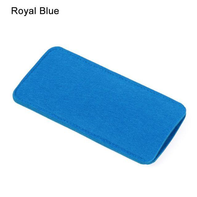 1Pc Portable Soft Wool Felt Cloth Glasses Case Bag Multifunctional Sunglasses Case Fashion Zipper Eyeglasses Pouch Soft Felt Slip In Pouch Simple Case For Sunglasses