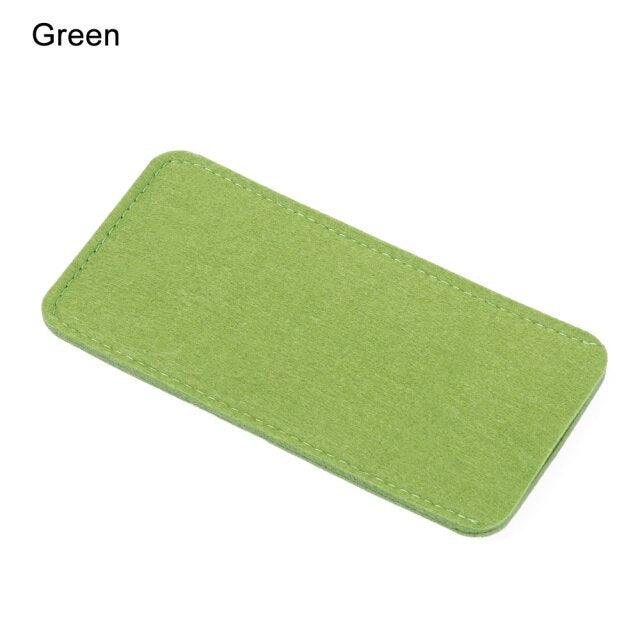 1Pc Portable Soft Wool Felt Cloth Glasses Case Bag Multifunctional Sunglasses Case Fashion Zipper Eyeglasses Pouch Soft Felt Slip In Pouch Simple Case For Sunglasses