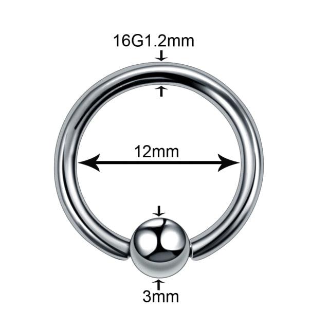 1PC Titanium Steel Black Seamless Hinged Nose Hoop Septum Clicker Piercings  Lip Labret Ring Ear Cartilage Tragus Steel Hinged Clicker Circle ring Piercing Nose Ring Hoop Lip Ear Ring Body Jewelry Piercing Clip Sexy Jewelry