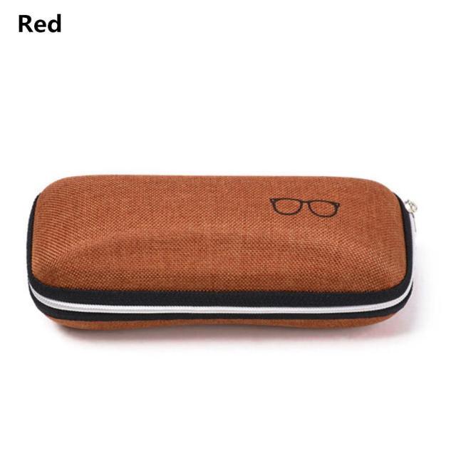 1PC Unisex Sunglasses Protector Box Hard Eye Glasses Case Containers New Protable Rectangle Glasses Zipper Ultra Light Portable Neoprene Glasses Case Eyeglass Safety Pouch