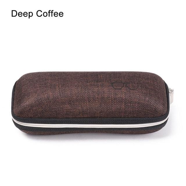 1PC Unisex Sunglasses Protector Box Hard Eye Glasses Case Containers New Protable Rectangle Glasses Zipper Ultra Light Portable Neoprene Glasses Case Eyeglass Safety Pouch