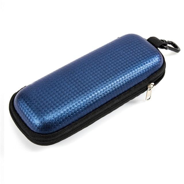 1PC Unisex Zipper Pattern Sunglasses Eye Glasses Case Eyeglass Box Eyewear Protection Containers Zipper Eyeglasses Case Ultra Light Glasses Protection Case Luxury Design For Women And Kids