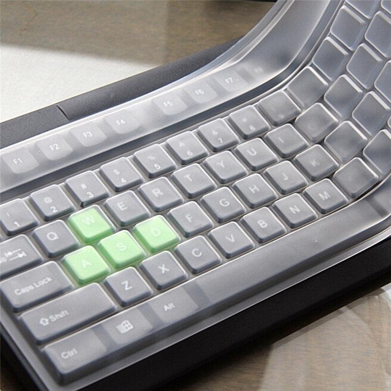 1PC Universal Waterproof Laptop Keyboard Protective Film Keyboard Cover Silicone Notebook Dustproof Keyboard Stickers Silicone Skin Keyboard Covers For Gaming Laptops Keyboard Skin Protector For Gaming Lovers