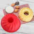 1pcs Big Round Swirl Shape Silicone Butter Cake Mould Kitchen Baking Form Tools For Cake Bakery Baking Dish Bakeware Mold Silicone Fluted Pan Cake Nonstick Jelly Molds Tube For Baking 7*5*3cm