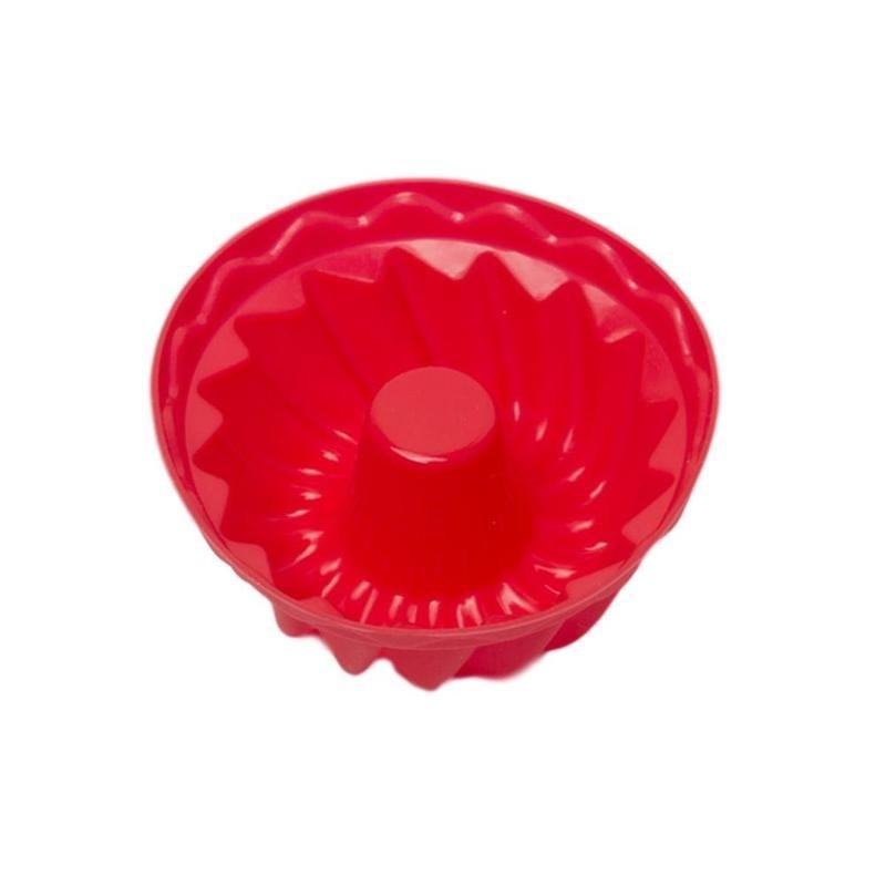 1pcs Big Round Swirl Shape Silicone Butter Cake Mould Kitchen Baking Form Tools For Cake Bakery Baking Dish Bakeware Mold Silicone Fluted Pan Cake Nonstick Jelly Molds Tube For Baking 7*5*3cm