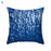 1Pcs Blue Pattern Cushion Cover Polyester Pillowcase Decorative Navy Blue White Pillow Covers Pillow Case Blue Home Bedroom Sofa Decor Pillow Cover