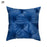 1Pcs Blue Pattern Cushion Cover Polyester Pillowcase Decorative Navy Blue White Pillow Covers Pillow Case Blue Home Bedroom Sofa Decor Pillow Cover