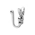 1Pcs Creative Rabbit Nose Ring Charm Crystal Metal Fake Piercing Nose Cuff Clip Brand Design Bunny Nose Non Pierced Without Hole Nose Ring Clip On Nose Hoop Ring Stainless Steel Non-Piercing Fake Piercings Ear Cuff Tragus Earrings Ring Earrings Jewelry