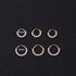 1PCS CZ Hoop Earring Cartilage Earrings Tragus Jewelry Rope Septum Piercing Hinge Hoop Non Pierced Without Hole Nose Ring Clip On Nose Hoop Ring Stainless Steel Non-Piercing Fake Piercings Nose Piercing Jewelry Cartilage Earrings for Men Women