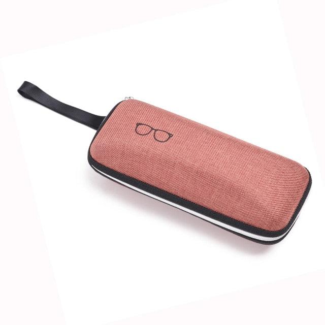 1Pcs EVA Eyewear Cases Cover Sunglasses Case For Women Fashion Glasses Box With Lanyard Zipper Sunglasses Case For Women’s Men’s Eyeglasses Case EVA Hard Shall Zipper Eyewear Case