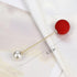 1pcs Fashion Pearl Fixed Strap Charm Safety Pin Sweater Cardigan Clip Brooches Rhinestone Metal Jewelry Sweater Shawl Clips Faux Crystal and Pearl Pins for Fixing on Sweaters