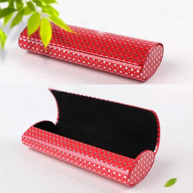 1Pcs Glasses Protective Hard Fresh Style Eye Glasses Case Glasses Pocket Reading Eyewear Portable Sunglasses Hard Shell Eyeglasses Case Protector Linen Fabrics Large Glasses Case Concise