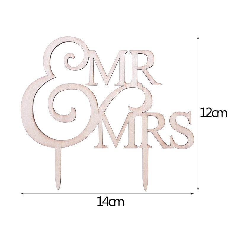 1Pcs Hollow Letter Love Just Married Mr & Mrs Cake Topper Mr and Mrs Cake Toppers Wooden Wedding Cake Topper Party Cake Decoration Mr And Mrs Cake Topper Bride and Groom Wooden Wedding Cake Topper For Wedding Party Supplies