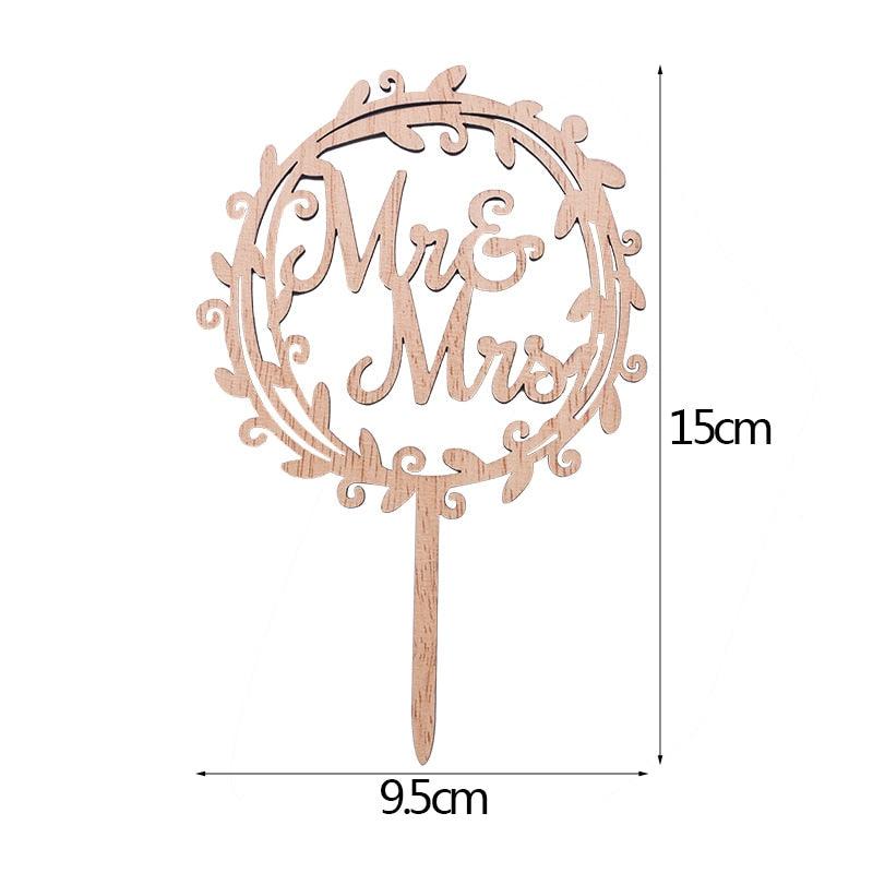 1Pcs Hollow Letter Love Just Married Mr & Mrs Cake Topper Mr and Mrs Cake Toppers Wooden Wedding Cake Topper Party Cake Decoration Mr And Mrs Cake Topper Bride and Groom Wooden Wedding Cake Topper For Wedding Party Supplies