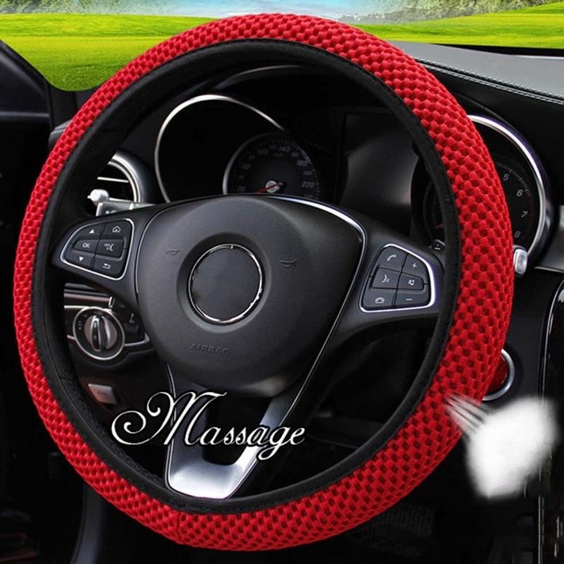 1Pcs Ice Silk Steering Wheel Cover Non-Slip Car Wheel Cover Protector Breathable Microfiber Universal For Leather Viscose, Breathable, Anti-Slip Steering Wheel Cover Wear-resistant Anti-slip Car Accessories Black Red Rose Gray Beige Purple - ALLURELATION - 553, Accessories, Anti-Slip Steering Wheel, Breathable Anti-Slip Steering Wheel, car, Car Accessories, Car Gadgets, Car Steering Wheel, Slip Steering Wheel Cover, Sparkling Car Steering Wheel, Steering Wheel, Steering Wheel Cover - Stevvex.com