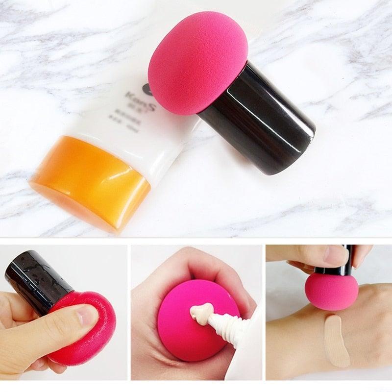 1pcs Makeup Mushroom Head Shape Cosmetic Sponge Face Liquid Cream Make Up Cosmetic Powder Dry And Wet Use for Powder Cream or Liquid - STEVVEX Beauty - 100, Beauty, Beauty Makeup, Egg Sponge, Elegant Makeup Brush, Face Makeup Brushes, Face Sponges, Facial Sponge, Fashion Cosmetic Sponge, Makeup, Makeup Accessories, Makeup Brush, Makeup Brush Cosmetic, Makeup Brushes Tools, Mushroom Makeup Brush, Women Brushes, Womens Cosmetic, Womens Makeup Brushes - Stevvex.com