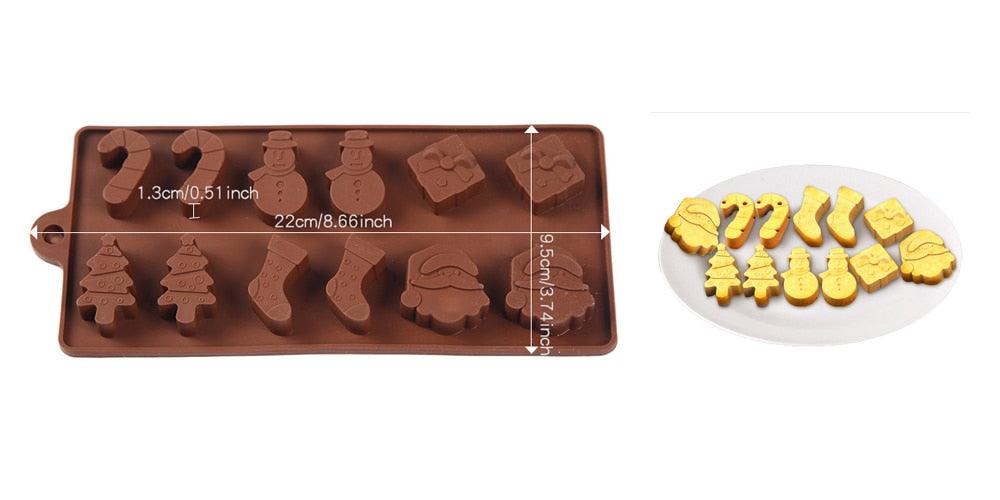 1PCS Silicone Mold 12 Cells Chocolate Mold Fondant Candy Bar Mould Cake Mode Decoration Kitchen Baking Accessories Silicone Break Apart Chocolate Molds Candy Protein Bar Silicone Mold