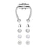 1PCS Stainless Steel Fake Nose Ring Clip Fake Septum Piercing Metal Horseshoe Fake Nose Ring Nose Rings Earrings Septum Ring Tragus Piercing Earring Hoop Lip Horseshoe Piercing Nose Rings Magnet Non Piercing Nose Ring Fake Septum Piercing False Jewelry