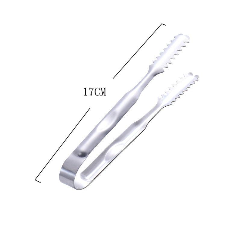 1pcs Stainless Steel Kitchen Tong Heat Resistant Hollow-Out Barbecue Tongs Food Tongs Kitchen Tools BBQ Tools Accessories Stainless Steel Food Tongs Cooking Clips Buffet BBQ Tongs