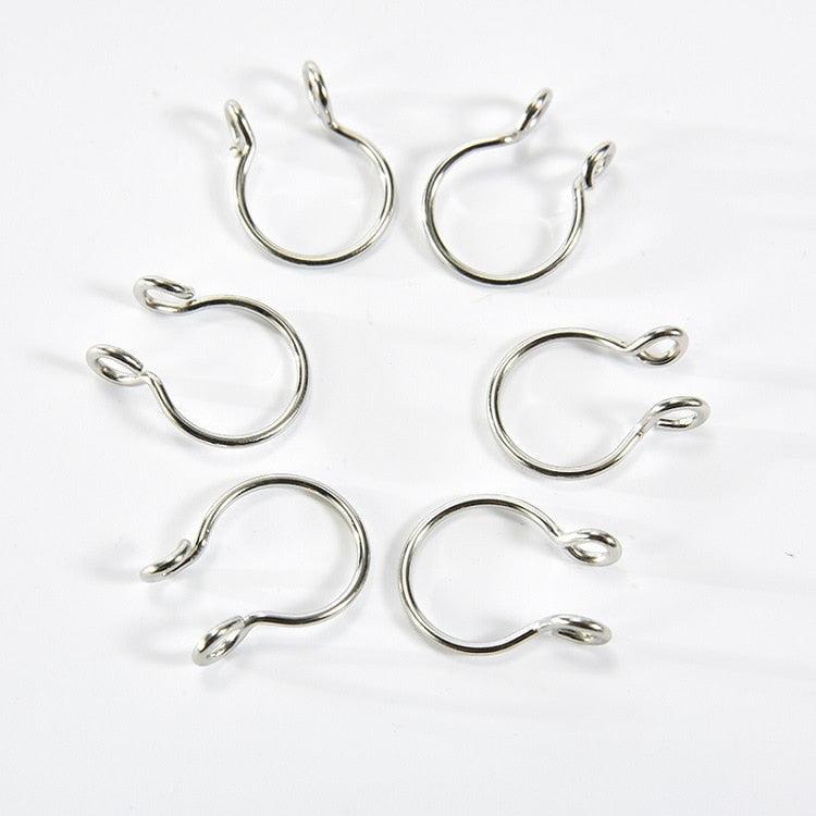 1pcs U Shaped Fake Nose Ring Hoop Septum Rings Stainless Steel Nose Piercing Fake Piercing Horseshoe Nose Rings Earrings Septum Ring Tragus Piercing Earring Hoop Lip Horseshoe Piercing Retainer Helix Hoop Ear Earring Jewelry