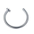 1pcs U Shaped Fake Nose Ring Hoop Septum Rings Stainless Steel Nose Piercing Fake Piercing Horseshoe Nose Rings Earrings Septum Ring Tragus Piercing Earring Hoop Lip Horseshoe Piercing Retainer Helix Hoop Ear Earring Jewelry