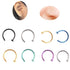 1pcs U Shaped Fake Nose Ring Hoop Septum Rings Stainless Steel Nose Piercing Fake Piercing Horseshoe Nose Rings Earrings Septum Ring Tragus Piercing Earring Hoop Lip Horseshoe Piercing Retainer Helix Hoop Ear Earring Jewelry