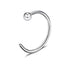 1pcs U Shaped Fake Nose Ring Hoop Septum Rings Stainless Steel Nose Piercing Fake Piercing Horseshoe Nose Rings Earrings Septum Ring Tragus Piercing Earring Hoop Lip Horseshoe Piercing Retainer Helix Hoop Ear Earring Jewelry