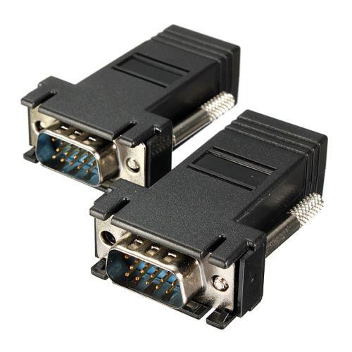 1pcs VGA Extender Male To LAN Video CAT5 CAT6 RJ45 Network VGA Extender To RJ45 Network Cable Adapter DB15 Port To RJ45 Enternet For Multimedia TV - STEVVEX Cable - 1 pcs adapter, 220, cable, cable adapter, Cat5 Network Ethernet LAN Cable, Cat6 Network Ethernet LAN Cable, Ethernet LAN Cable, LAN Cable, LAN Cable Adapter, LAN Connector PC, RJ45 Connector, RJ45 Internet Network, VGA, VGA Adapter, video adapter, video adapter for monitor, video adapter for pc, video adapter for tv - Stevvex.com