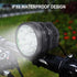 2 IN 1 Bicycle Headlight Bike Light Front Head Lamp Cycling Flashlight Mountain Bicycle Front Light With 6400mAh/8400mAh Rechargeable Battery Pack 3 Modes Bike Front Headlamp