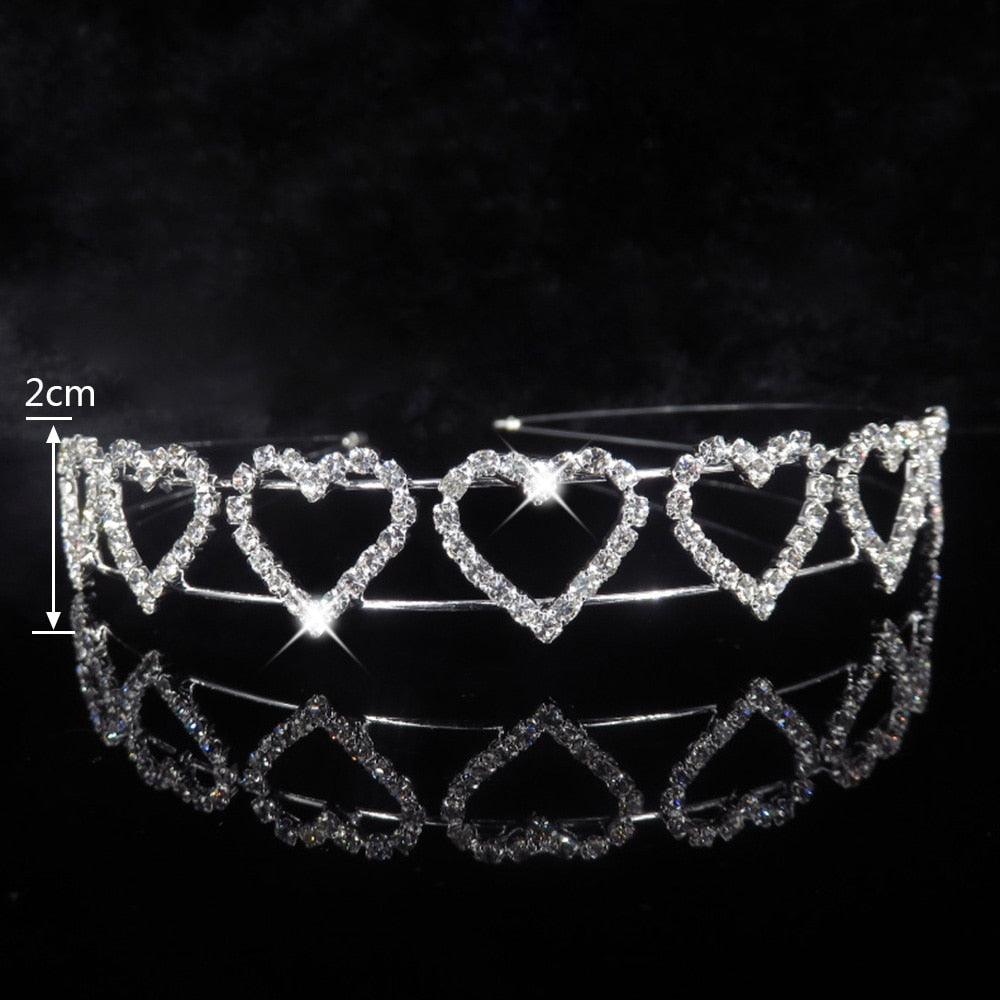 20 Style Kid Cute Princess Tiaras And Crowns Crystal Headband Bridal Crown Wedding Party Accessories Girls Fashion Hair Jewelry Wedding Bridal Tiara Princess Crown Wedding Princess Party Birthday Prom Sparkling Round Tiara