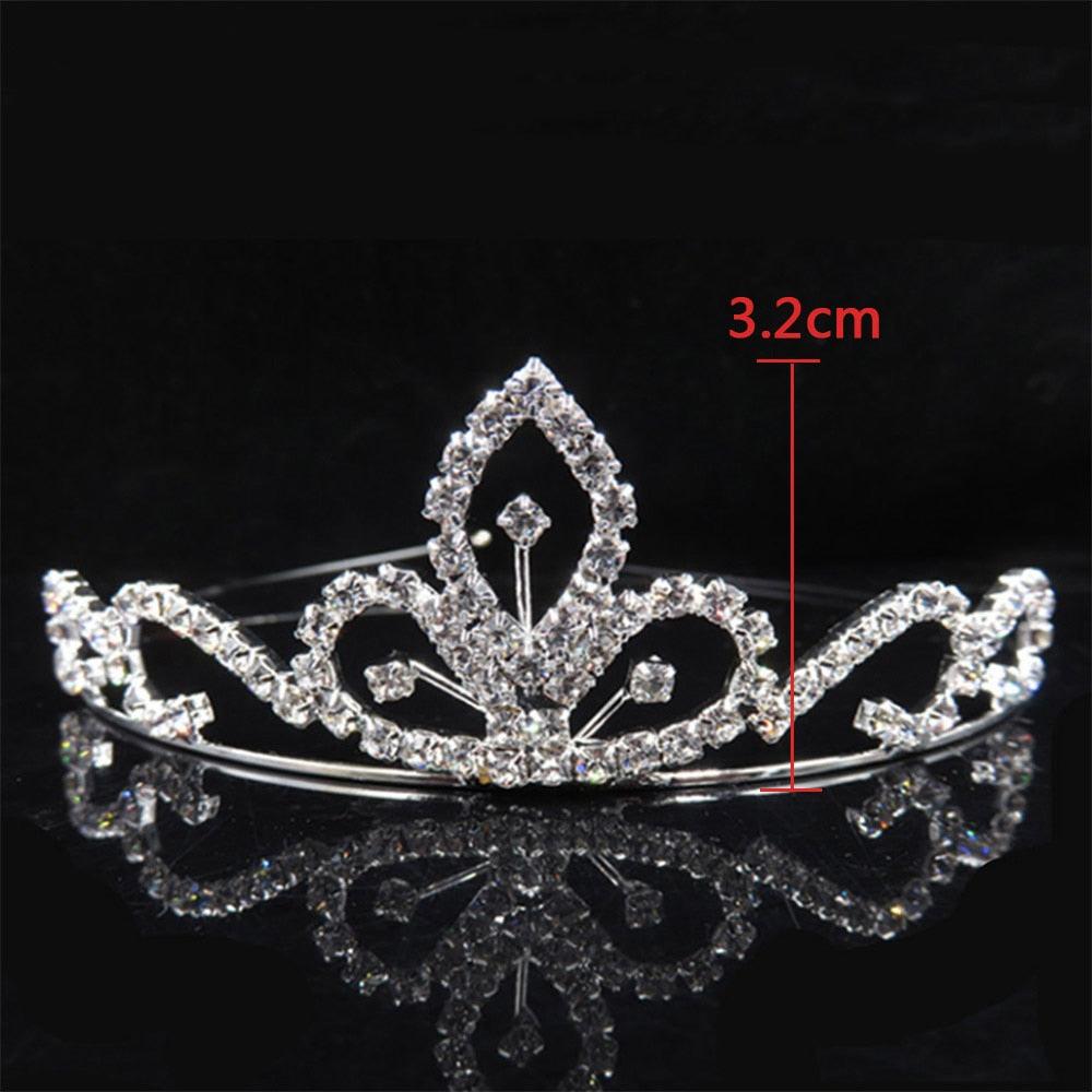 20 Style Kid Cute Princess Tiaras And Crowns Crystal Headband Bridal Crown Wedding Party Accessories Girls Fashion Hair Jewelry Wedding Bridal Tiara Princess Crown Wedding Princess Party Birthday Prom Sparkling Round Tiara