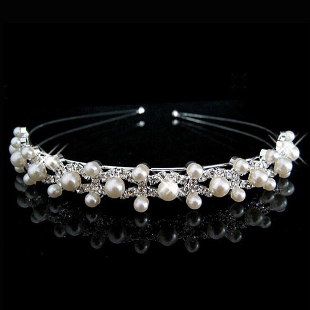 20 Style Kid Cute Princess Tiaras And Crowns Crystal Headband Bridal Crown Wedding Party Accessories Girls Fashion Hair Jewelry Wedding Bridal Tiara Princess Crown Wedding Princess Party Birthday Prom Sparkling Round Tiara