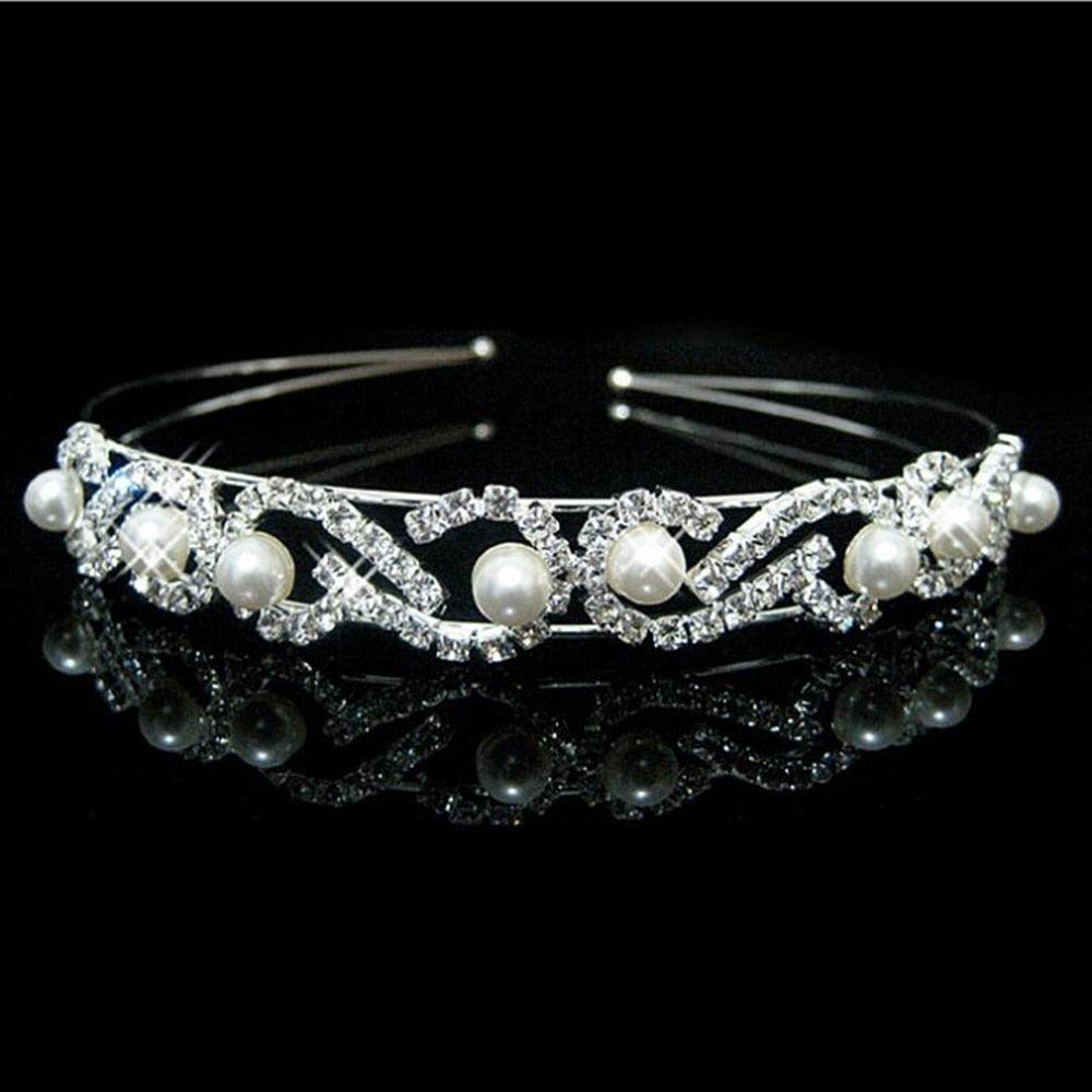 20 Style Kid Cute Princess Tiaras And Crowns Crystal Headband Bridal Crown Wedding Party Accessories Girls Fashion Hair Jewelry Wedding Bridal Tiara Princess Crown Wedding Princess Party Birthday Prom Sparkling Round Tiara