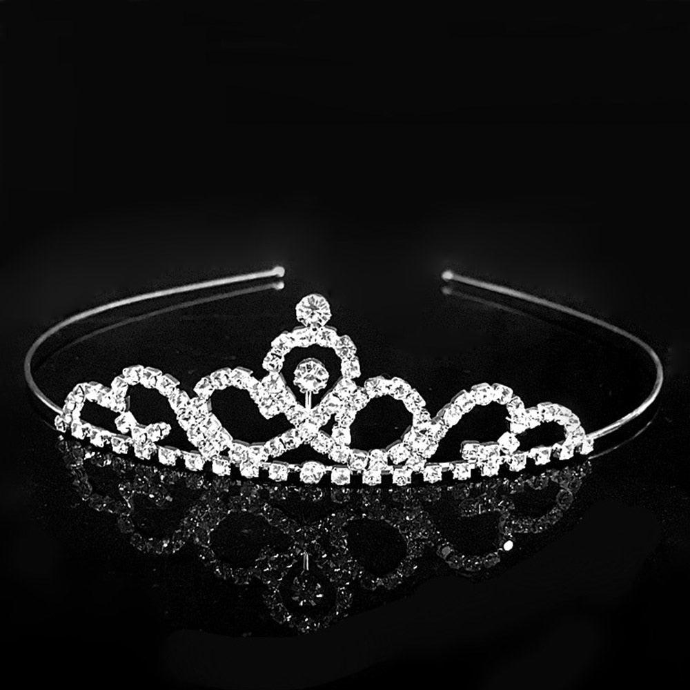 20 Style Kid Cute Princess Tiaras And Crowns Crystal Headband Bridal Crown Wedding Party Accessories Girls Fashion Hair Jewelry Wedding Bridal Tiara Princess Crown Wedding Princess Party Birthday Prom Sparkling Round Tiara