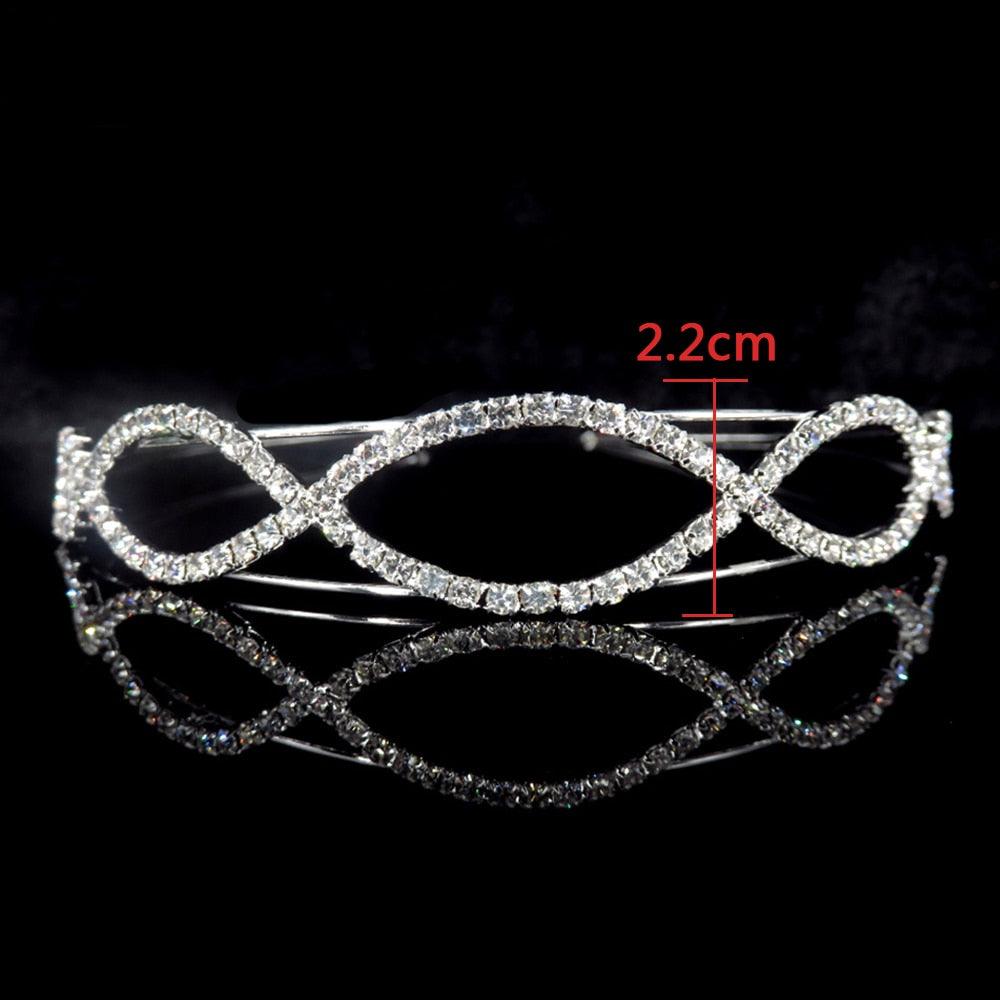 20 Style Kid Cute Princess Tiaras And Crowns Crystal Headband Bridal Crown Wedding Party Accessories Girls Fashion Hair Jewelry Wedding Bridal Tiara Princess Crown Wedding Princess Party Birthday Prom Sparkling Round Tiara