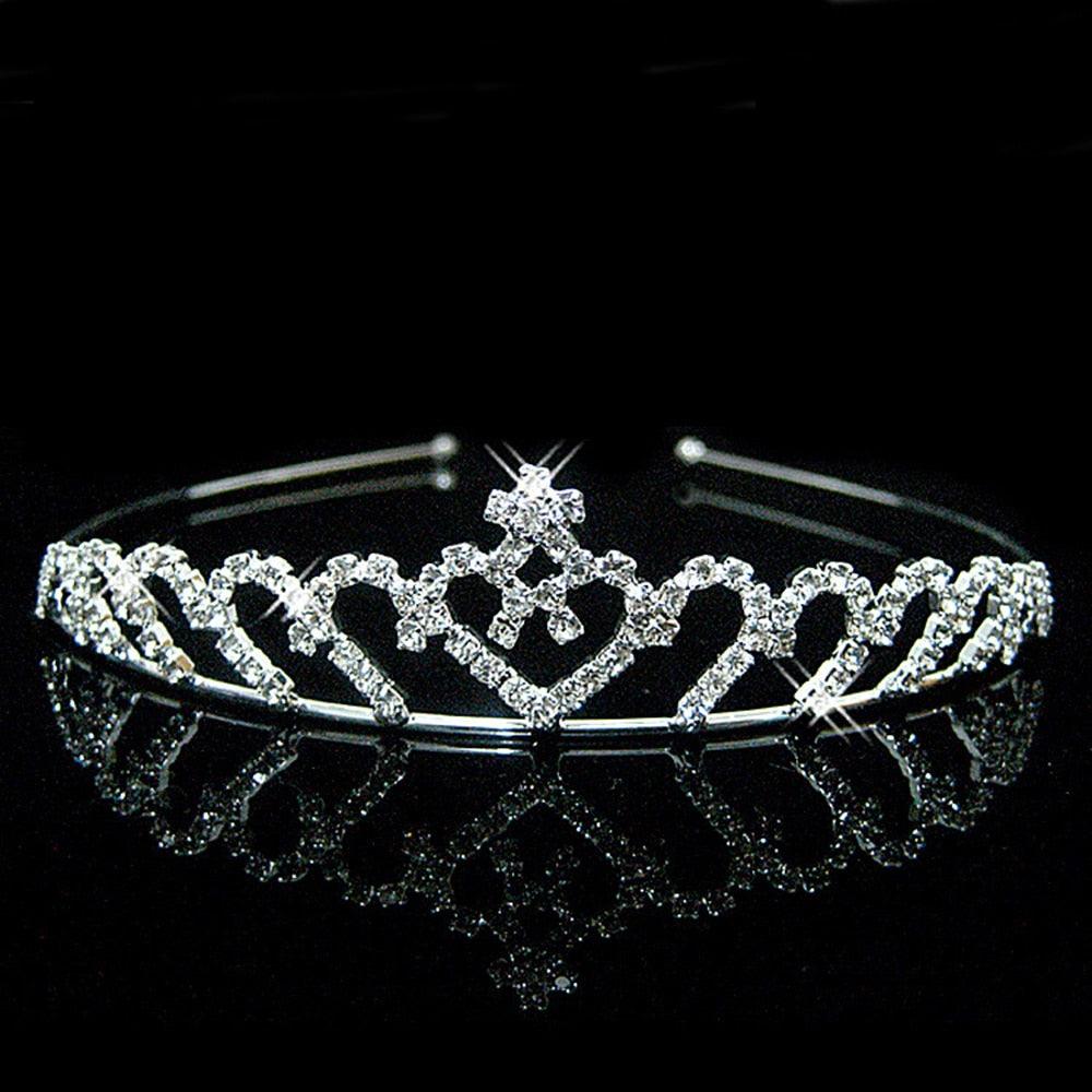 20 Style Kid Cute Princess Tiaras And Crowns Crystal Headband Bridal Crown Wedding Party Accessories Girls Fashion Hair Jewelry Wedding Bridal Tiara Princess Crown Wedding Princess Party Birthday Prom Sparkling Round Tiara