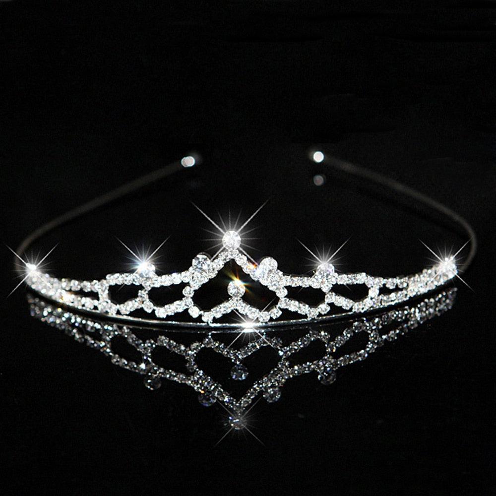 20 Style Kid Cute Princess Tiaras And Crowns Crystal Headband Bridal Crown Wedding Party Accessories Girls Fashion Hair Jewelry Wedding Bridal Tiara Princess Crown Wedding Princess Party Birthday Prom Sparkling Round Tiara