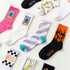 2022 Black White Cotton Socks AB Side Don't Follow Me I'm Lost too Creative Unisex Casual Socks Daily For Men And Women