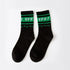 2022 Black White Cotton Socks AB Side Don't Follow Me I'm Lost too Creative Unisex Casual Socks Daily For Men And Women