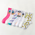 2022 Black White Cotton Socks AB Side Don't Follow Me I'm Lost too Creative Unisex Casual Socks Daily For Men And Women