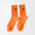 2022 Black White Cotton Socks AB Side Don't Follow Me I'm Lost too Creative Unisex Casual Socks Daily For Men And Women