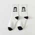 New Autumn Black and White Sports Women Socks Combed Out Of Pure Cotton Cute Winter Socks Kawaii Cute Warm Thick Socks For Men And Women