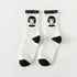 New Autumn Black and White Sports Women Socks Combed Out Of Pure Cotton Cute Winter Socks Kawaii Cute Warm Thick Socks For Men And Women