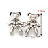 2023 2PCS Metal Dual Purpose Tighten Waist Button Cute Bear Adjustable Buckle Pins Brooches Women Pant Jeans Detachable Clip Detachable Waist Body Fit Tighten Buckles Adjustable Jean Buttons Pins for Loose Jeans