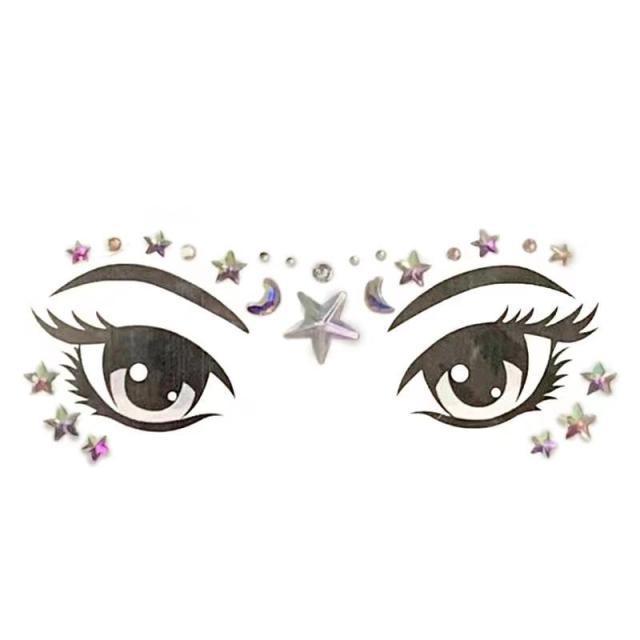 23 Sets Glitter Face Jewels Sticker Temporary Party Face Makeup Tattoo Face Gems Glitter Face Jewels Crystal Stickers For Womens - STEVVEX Beauty - 103, Arm Tattoo, Beauty, Crystal Tattoo, Face Tattoo, Fashion Tattoo, Girls Tattoo, Jewels Tattoo, Luxury Tattoo, Party Tattoo, Waterproof Tattoo, Wedding Tattoo, Women Tattoo, Womens Tattoo - Stevvex.com